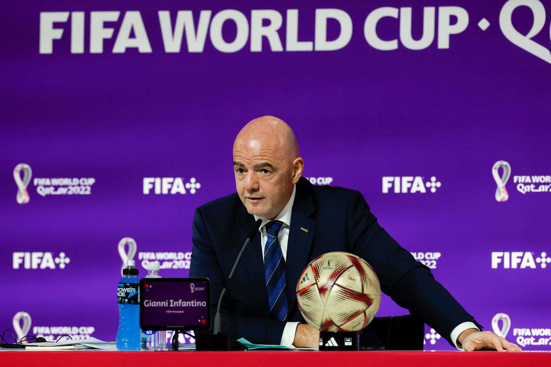 El suizo Gianni Infantino, presidente de la FIFA .EFE/Alberto Estévez